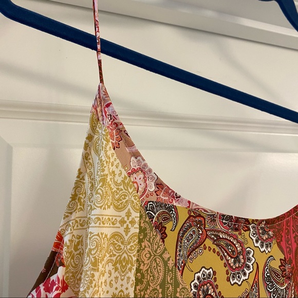 Kachel anthropology silk dress patchwork sz 10 NWT - Picture 9 of 12